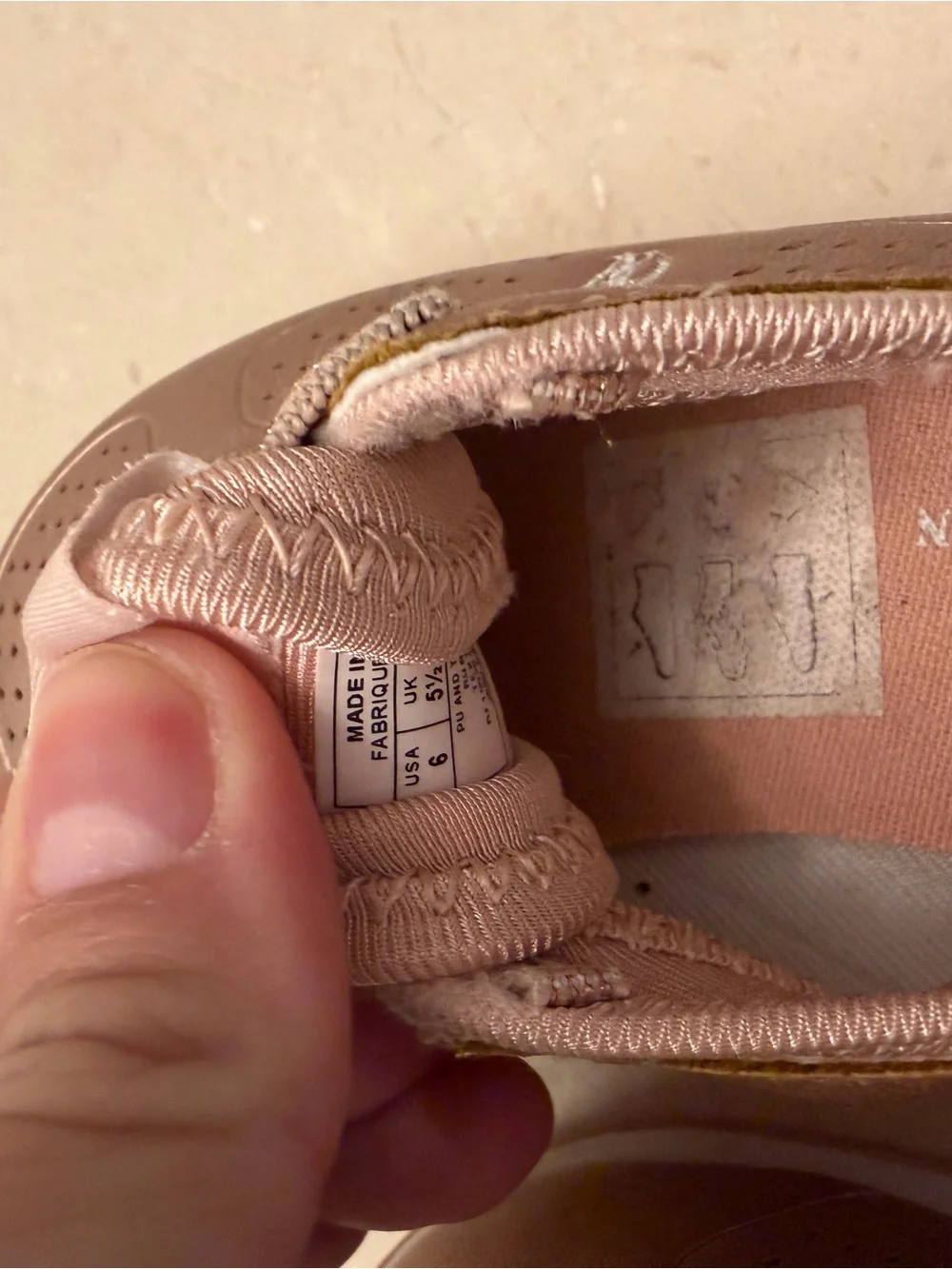 Ralph Lauren Rose-Tone Leather Lace-Up Sneakers
